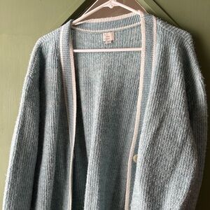 a new day Women's Light Blue Cardigan Sweater
